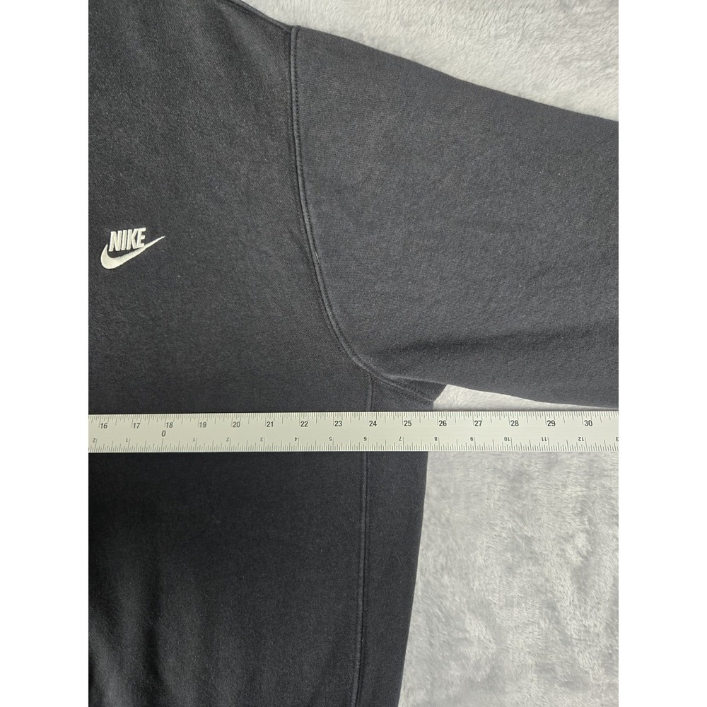 Nike Sportswear Club Fleece Crewneck Sweatshirt Men Large Black BV2662010 Swoosh - Picture 5 of 12